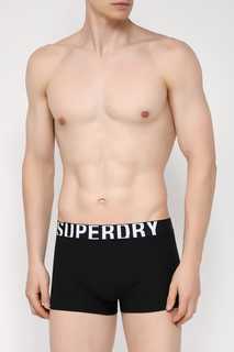 Комплект трусов мужских Superdry M3110345A черных 2XL