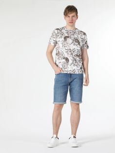 Футболка мужская Colins CL1058719_Q1.V1 разноцветная XXL Colins