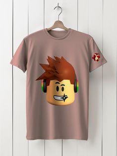 Футболка унисекс HYPNOTICA Игры roblox - 76 розовая 2XL