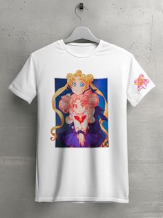 Футболка унисекс HYPNOTICA Sailor Moon Crystal - 61 белая L