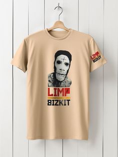 Футболка унисекс HYPNOTICA Музыка Limp Bizkit - 174 бежевая XS