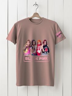 Футболка унисекс HYPNOTICA BLACKPINK - 229 розовая 2XS