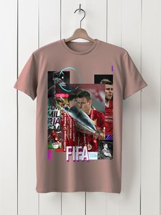 Футболка унисекс HYPNOTICA Игра FIFA 22 - 169 розовая M