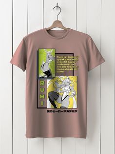 Футболка унисекс HYPNOTICA Аниме My Hero Academia - 925 розовая XL