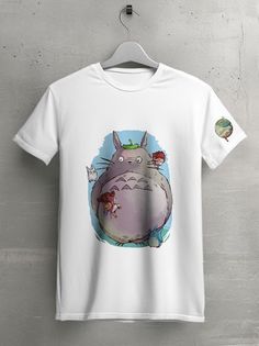Футболка унисекс HYPNOTICA Аниме My Neighbor Totoro - 162 белая XL