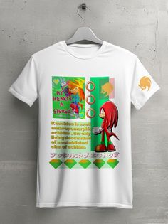 Футболка унисекс HYPNOTICA Игры Sonic - 16 белая M