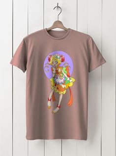 Футболка унисекс HYPNOTICA Аниме Delicious Party Pretty Cureti - 907 розовая XL