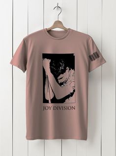 Футболка унисекс HYPNOTICA Joy Division - 240 розовая 3XS