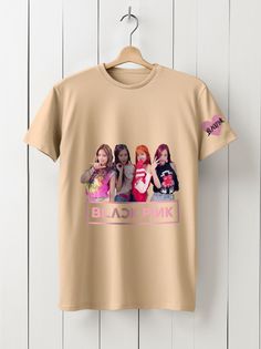Футболка унисекс HYPNOTICA BLACKPINK - 229 бежевая 2XL