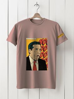Футболка унисекс HYPNOTICA Офис - 234 розовая 2XL