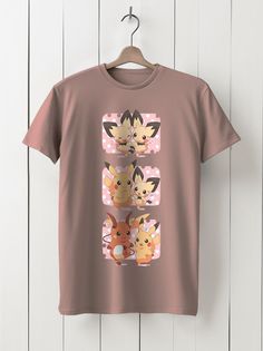 Футболка унисекс HYPNOTICA Аниме Pokemon - 969 розовая XL
