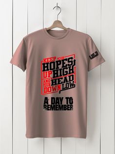 Футболка унисекс HYPNOTICA A Day to Remember - 236 розовая 2XS
