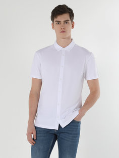 Футболка мужская Colins CL1059317_Q1.V1_WHT белая 2XL