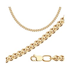 Цепочка из красного золота 60 см Diamant 51-180-06070-31,