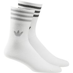 Комплект носков мужских Adidas Mid Cut Glt Socks белых 42-44
