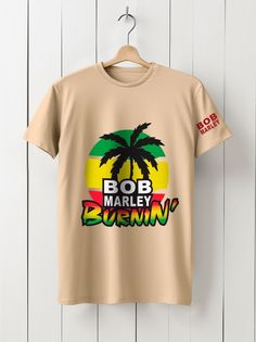 Футболка унисекс HYPNOTICA МУзыка Bob Marley -218 бежевая M