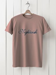 Футболка унисекс HYPNOTICA Музыка Nightwish - 272 розовая S