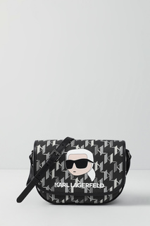 Сумка женская Karl Lagerfeld 235W3098 черная, белая