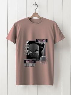 Футболка унисекс HYPNOTICA аниме demon- 104 розовая S