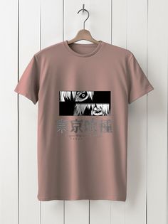 Футболка унисекс HYPNOTICA аниме - 40007 розовая 3XL