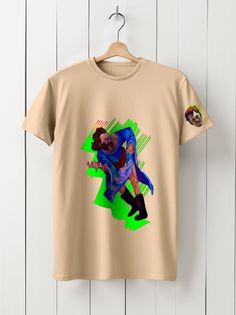 Футболка унисекс HYPNOTICA Игры Disco Elysium -120 бежевая 2XL