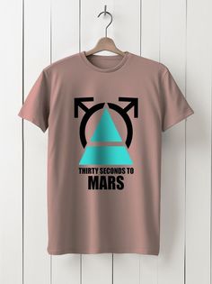 Футболка унисекс HYPNOTICA Музыка 30 seconds to mars - 241 розовая XL