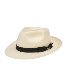 Шляпа унисекс Stetson 2128503 FEDORA TOYO кремовая, р. 61