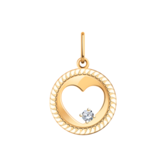 Подвеска из золота Golden Eagle 50274, фианит