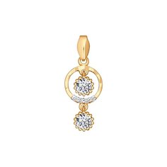 Кулон из золота Golden Eagle П034056, фианит