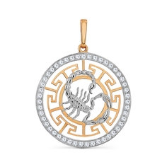 Кулон из золота Golden Eagle Т147034217, фианит
