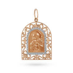 Подвеска из золота Golden Eagle 61181537, фианит