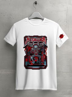 Футболка унисекс HYPNOTICA Музыка Metallica белая 3XL