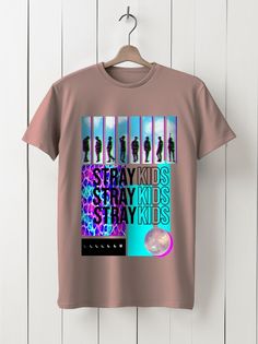 Футболка унисекс HYPNOTICA Музыка Stray Kids - 1221 розовая S