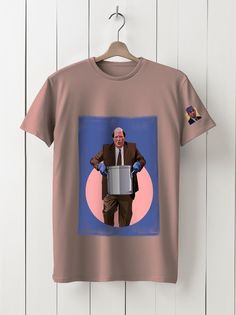Футболка унисекс HYPNOTICA Офис - 228 розовая 3XL