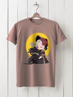 Футболка унисекс HYPNOTICA Игра Bloodborne - 155 розовая XL