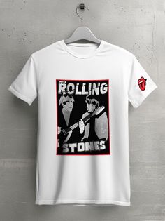 Футболка унисекс HYPNOTICA Rolling Stones белая 2XL