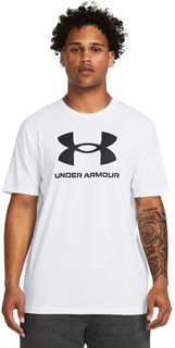 Футболка мужская Under Armour UA SPORTSTYLE LOGO UPDATE SS белая 5XL