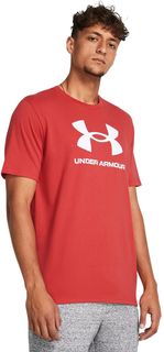 Футболка мужская Under Armour UA SPORTSTYLE LOGO UPDATE SS красная 2XL