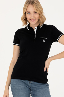 Футболка женская US Polo Assn G082GL0110GLORIA23 черная L