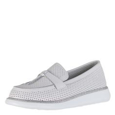 Лоферы женские Tofa 212719-5 белые 41 RU ТОФА