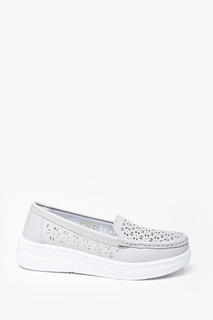 Мокасины женские Tofa 501251-5 серые 37 RU ТОФА