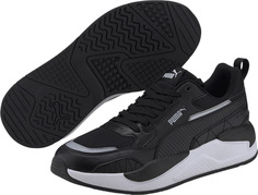 Кроссовки унисекс PUMA X-Ray 2 Square черные 3.5 UK
