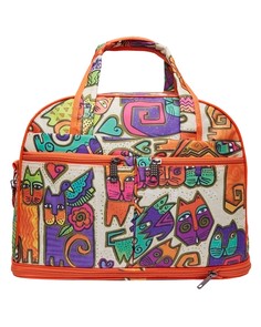 Дорожная сумка унисекс BAGS-ART LM 40-48 оранжевая/желтая, 30x44x22 см