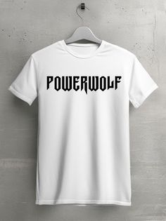 Футболка мужская HYPNOTICA музыка Powerwolf - 1530 белая L