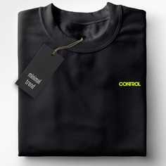 Футболка мужская HYPNOTICA желтый логотип Control - 2188 черная M