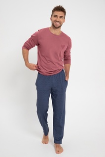 Пижама мужская Taro Colton-1 розовая XL