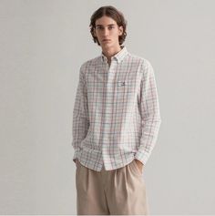 Рубашка мужская GANT 3011570 белая S