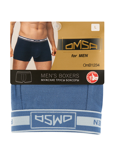 Трусы мужские Omsa for men OmB 1234 голубые M