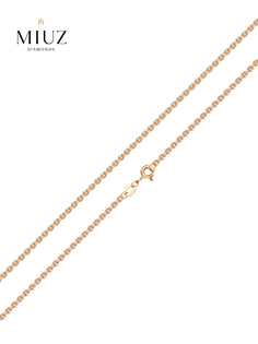 Цепочка из золота 50 см MIUZ Diamonds (Московский ювелирный завод) C30-NC12-053PG-06050