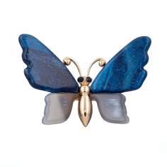 Брошь из бижутерного сплава Moon Paris ML-24.03-041, акрил/кристаллы